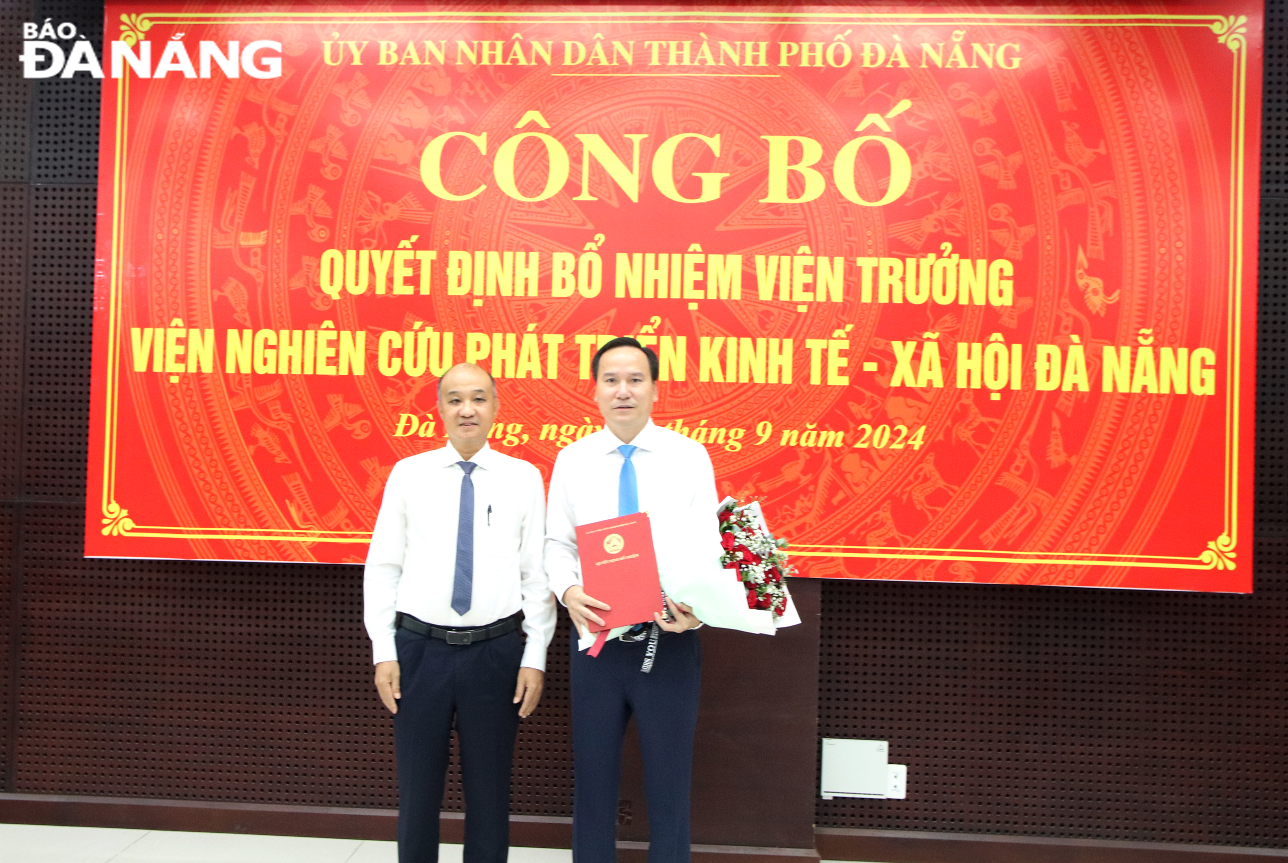 Bổ nhiệm ông Đặng Đình Đức làm Viện trưởng Viện Nghiên cứu Phát triển kinh tế - xã hội Đà Nẵng