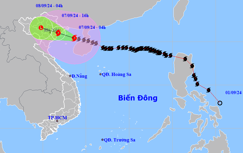 Bắc Bộ tập trung ứng phó bão mạnh