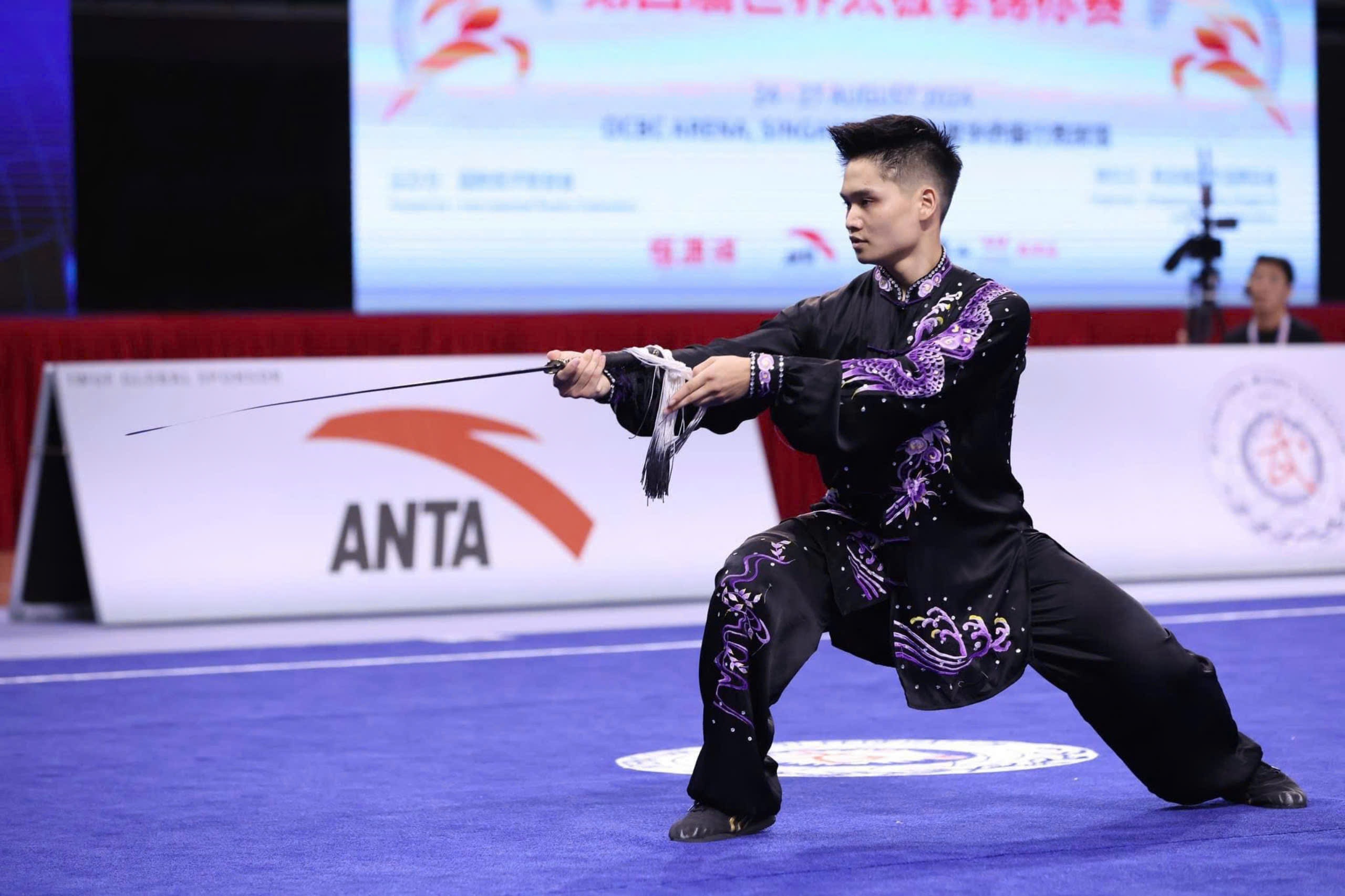 Pham Nguyen Hoai Nam secured two bronze medals at the World Taijiquan Championships in 2024. Photo: Hoai Nam