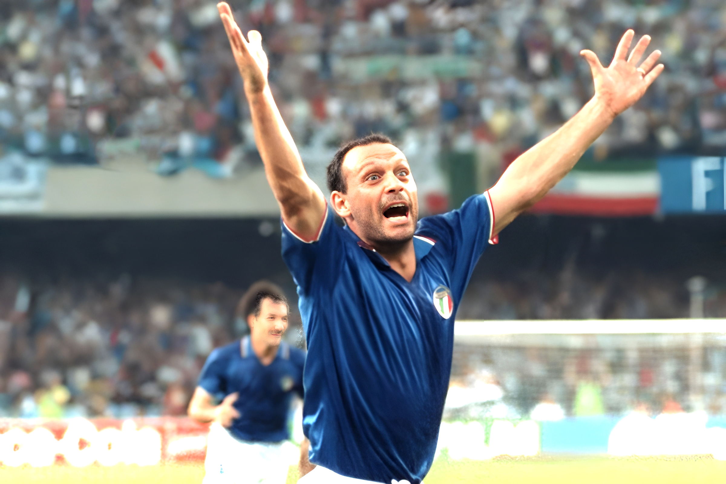 Schillaci, biểu tượng số 1 của World Cup 1990. Ảnh: TT&VH