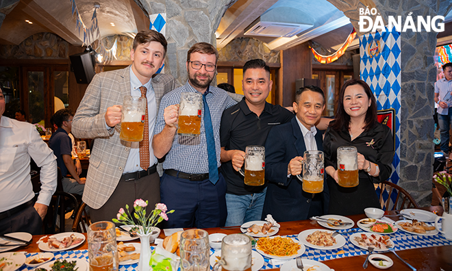 The German Beer Festival and cultural culinary exchange event attracting many international friends and local residents  Photo: T.AN