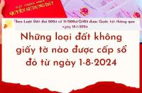 Điều kiện cấp sổ đỏ đất không có giấy tờ trước ngày 1-7-2014