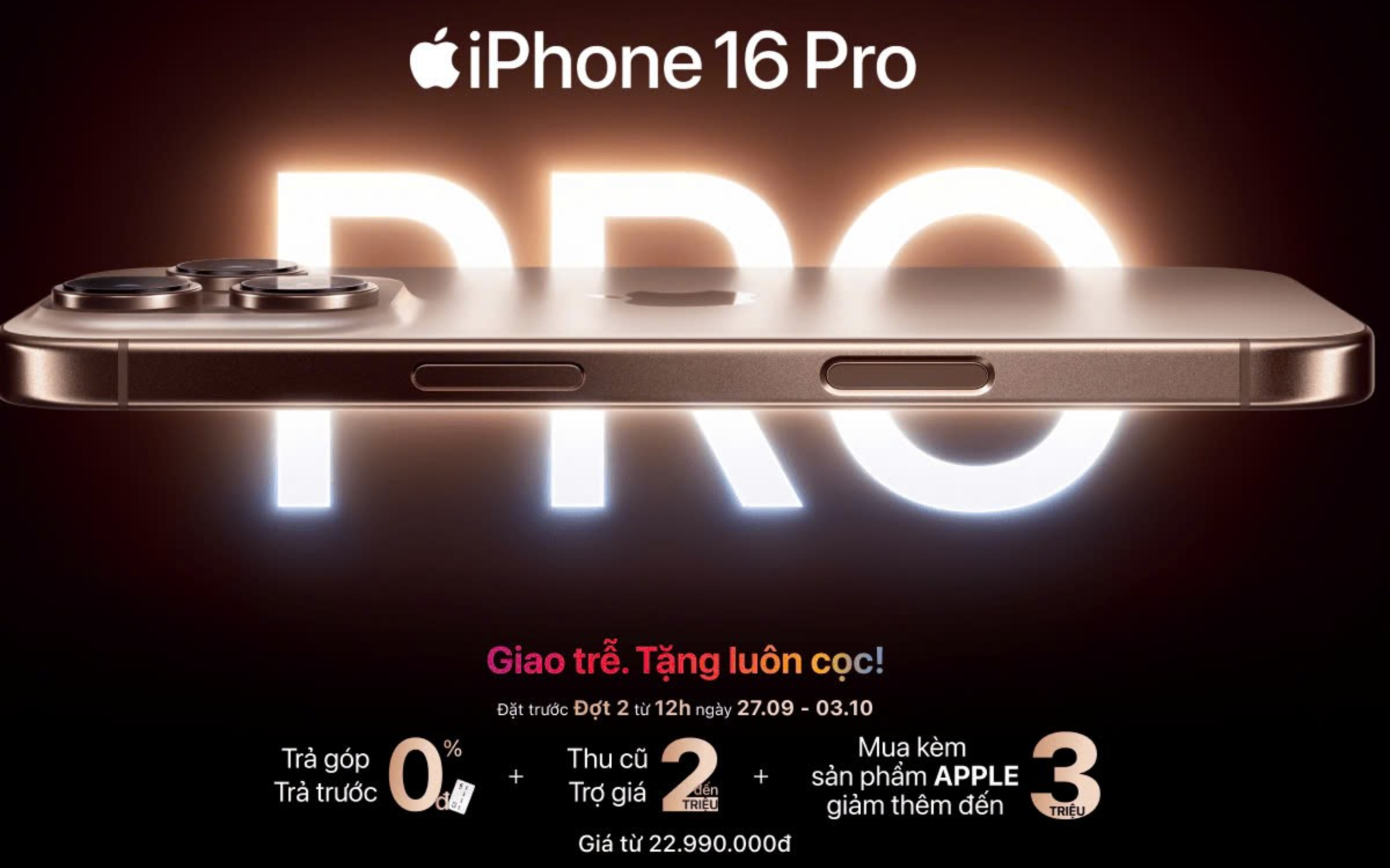 Đặt trước iPhone 16 Series với nhiều ưu đãi