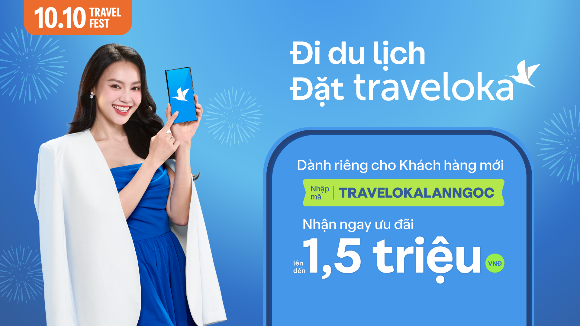 Săn sale du lịch cùng Traveloka 10.10 Travel Fest