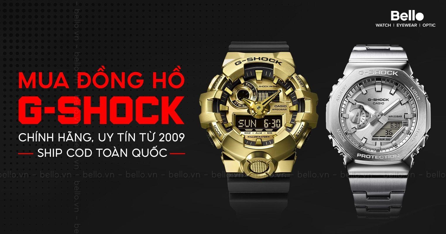 Mua đồng hồ G-Shock chính hãng, uy tín từ 2009 tại Bello, giao hàng toàn quốc