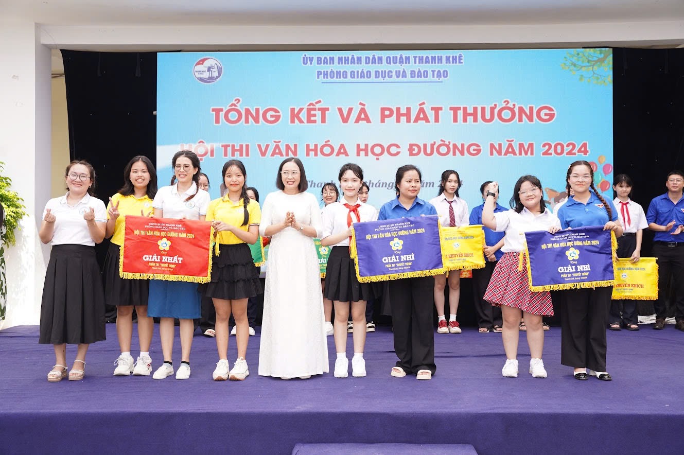 Sôi động hội thi văn hóa học đường quận Thanh Khê