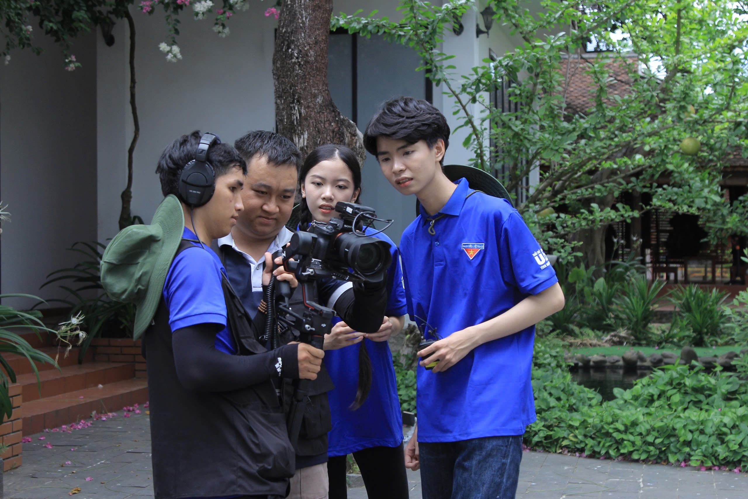 UED Media working at the ‘Green Summer’ Volunteer Campaign in 2024. Photo: UED Media