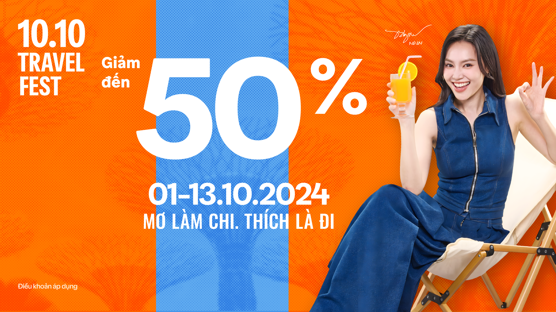 Traveloka 10.10 Travel Fest sẽ diễn ra từ ngày 1-10 đến ngày 13-10-2024.