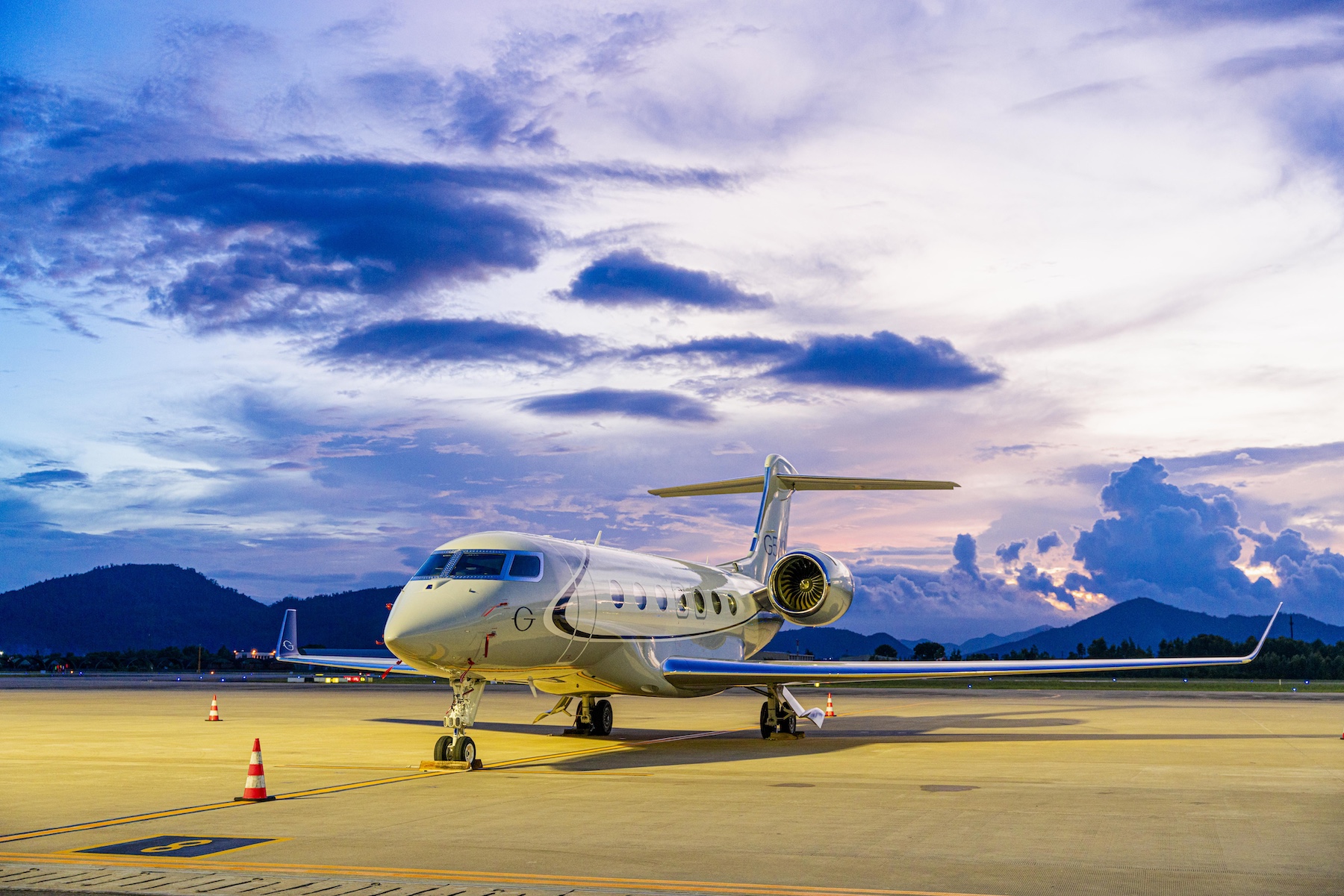 Gulfstream G500 at Da Nang International Airport on October 15