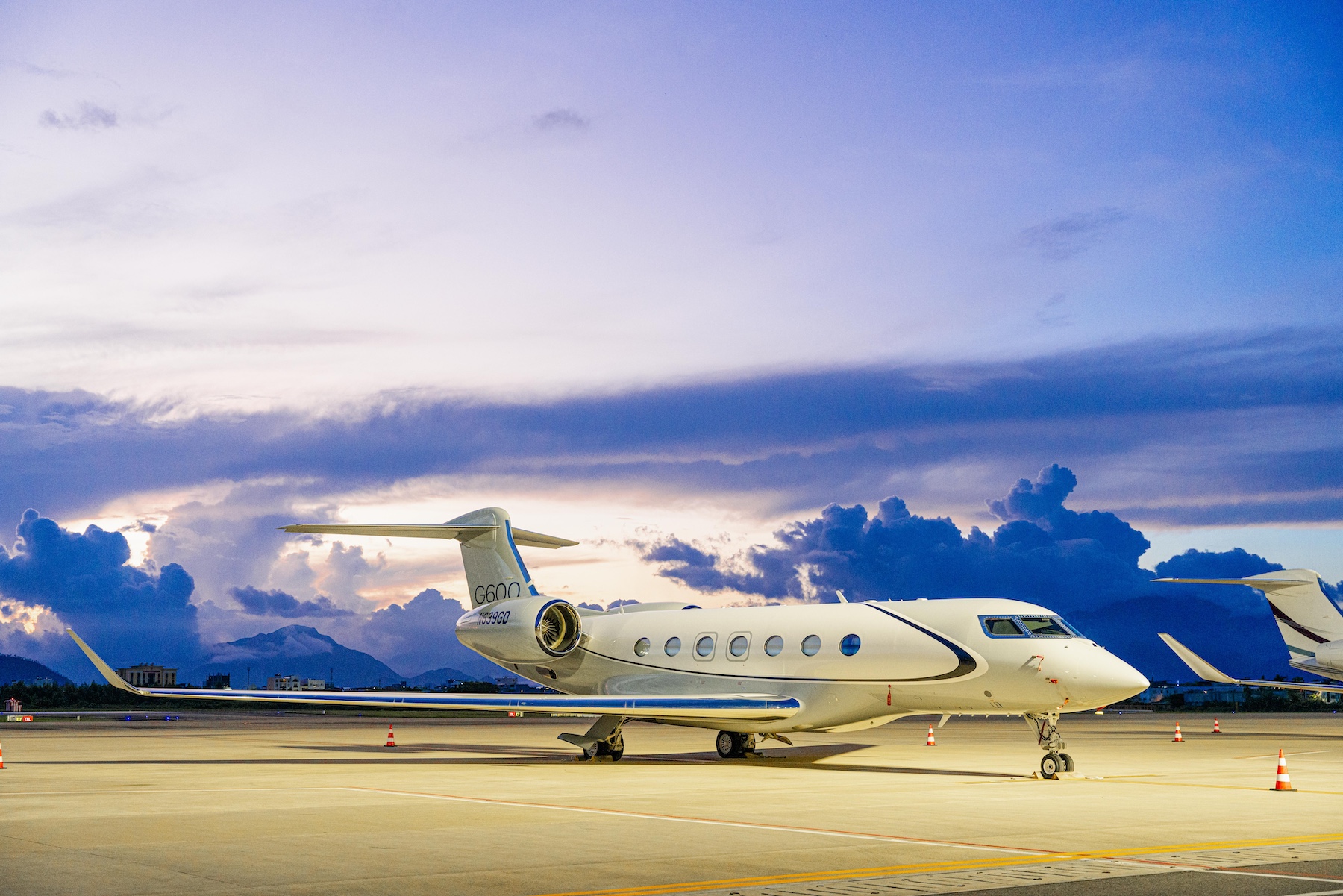 Gulfstream G600 at Da Nang International Airport