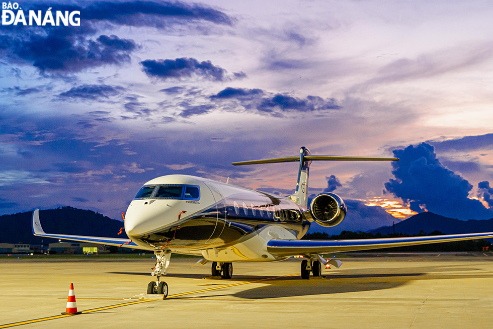 G700 at Da Nang International Airport on October 15