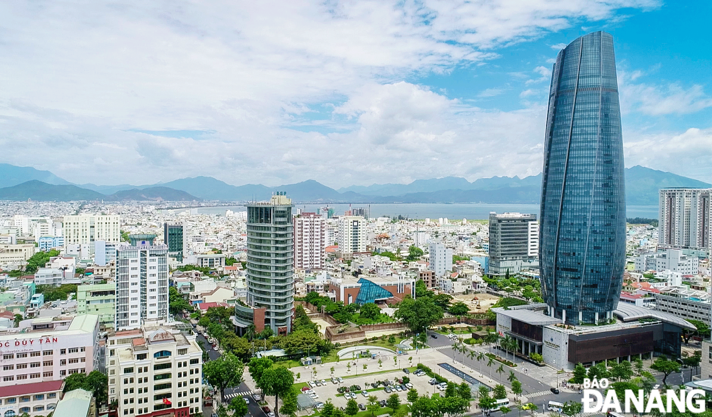 A corner of Da Nang viewed from above. Photo: X. SON