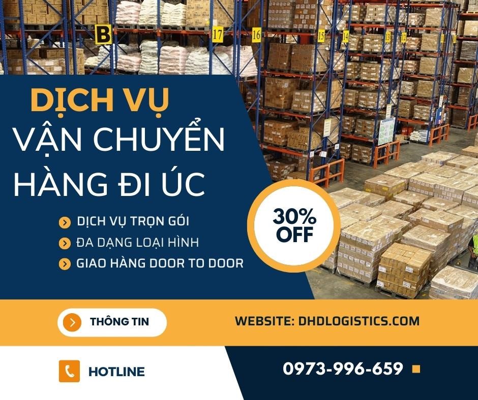 DHD Logistics - Vận chuyển hàng đi Úc uy tín, tiết kiệm 30% chi phí cho khách hàng.