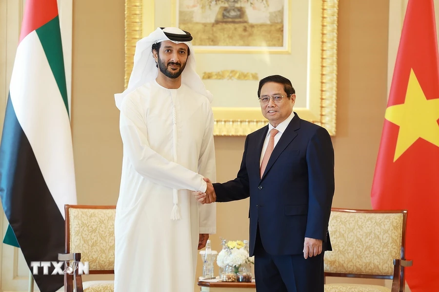 Thủ tướng Phạm Minh Chính tiếp Bộ trưởng Kinh tế UAE Abdulla Bin Touq Al Marri