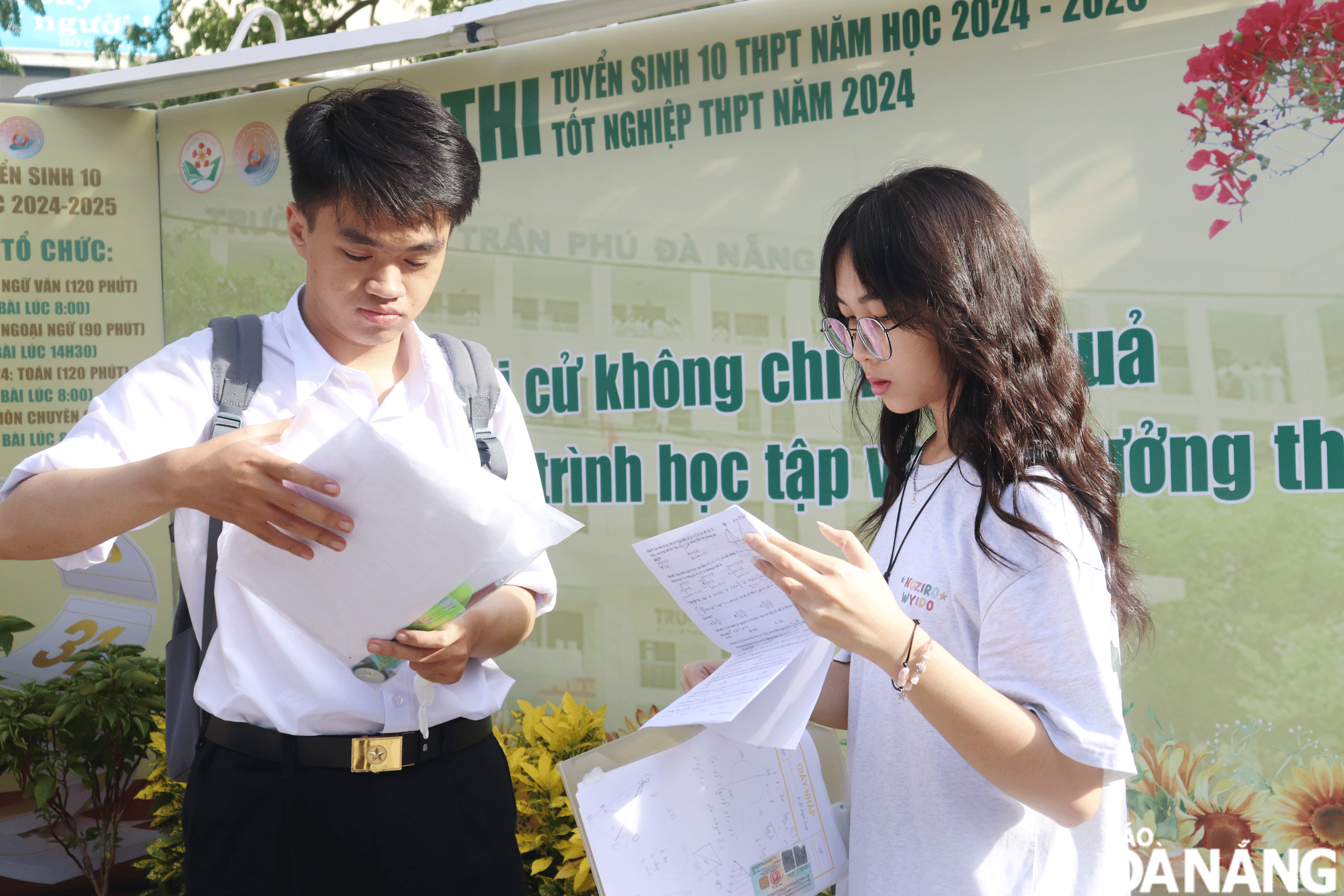 Học sinh tại kỳ thi tốt nghiệp THPT 2024. Ảnh: NGỌC HÀ