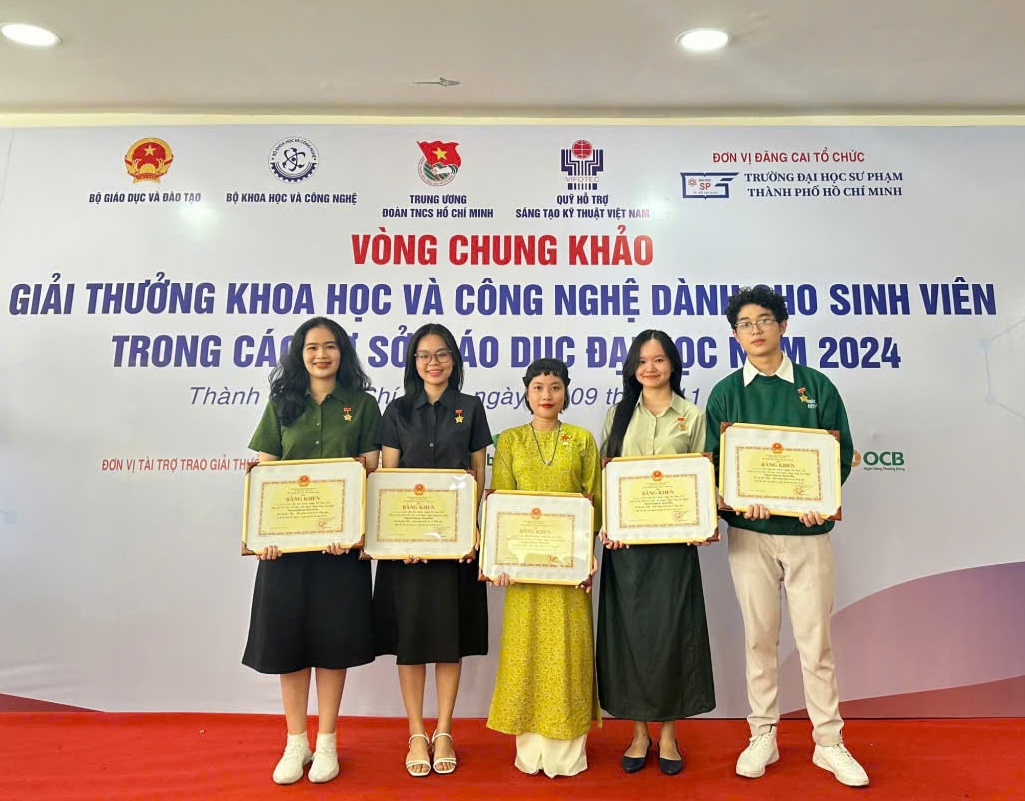 Sinh viên Đại học Đà Nẵng đoạt nhiều giải thưởng khoa học - công nghệ