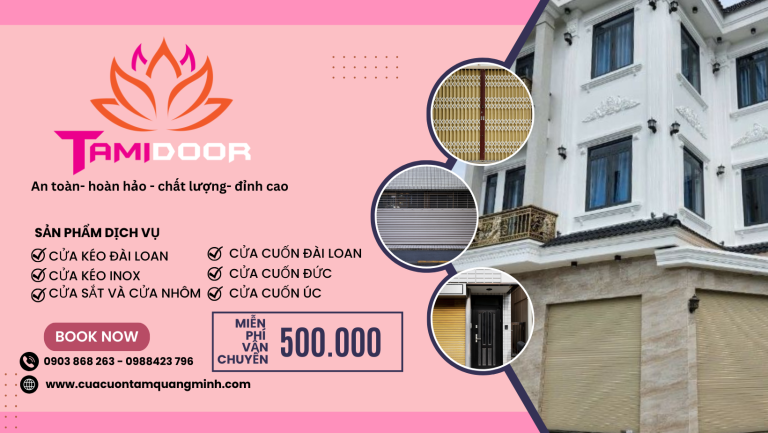 Cửa cuốn Tâm Quang Minh - Cung cấp và lắp đặt cửa cuốn, cửa kéo trọn gói