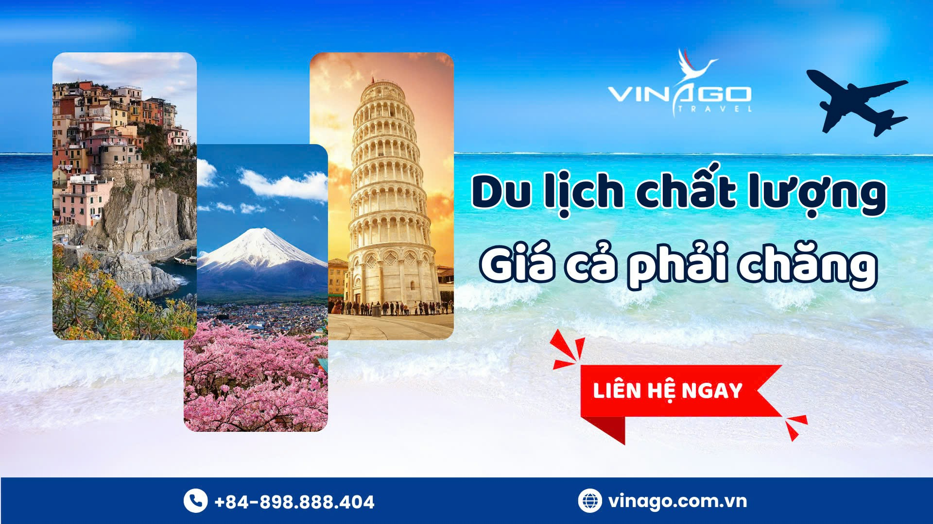 VINAGO Travel cam kết cung cấp các dịch vụ chất lượng với giá cả hợp lý.