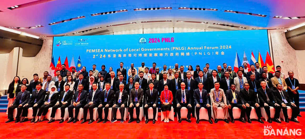 Delegates attending the 2024 PNLG General Assembly in Xiamen, China. Photo: The city's working delegation