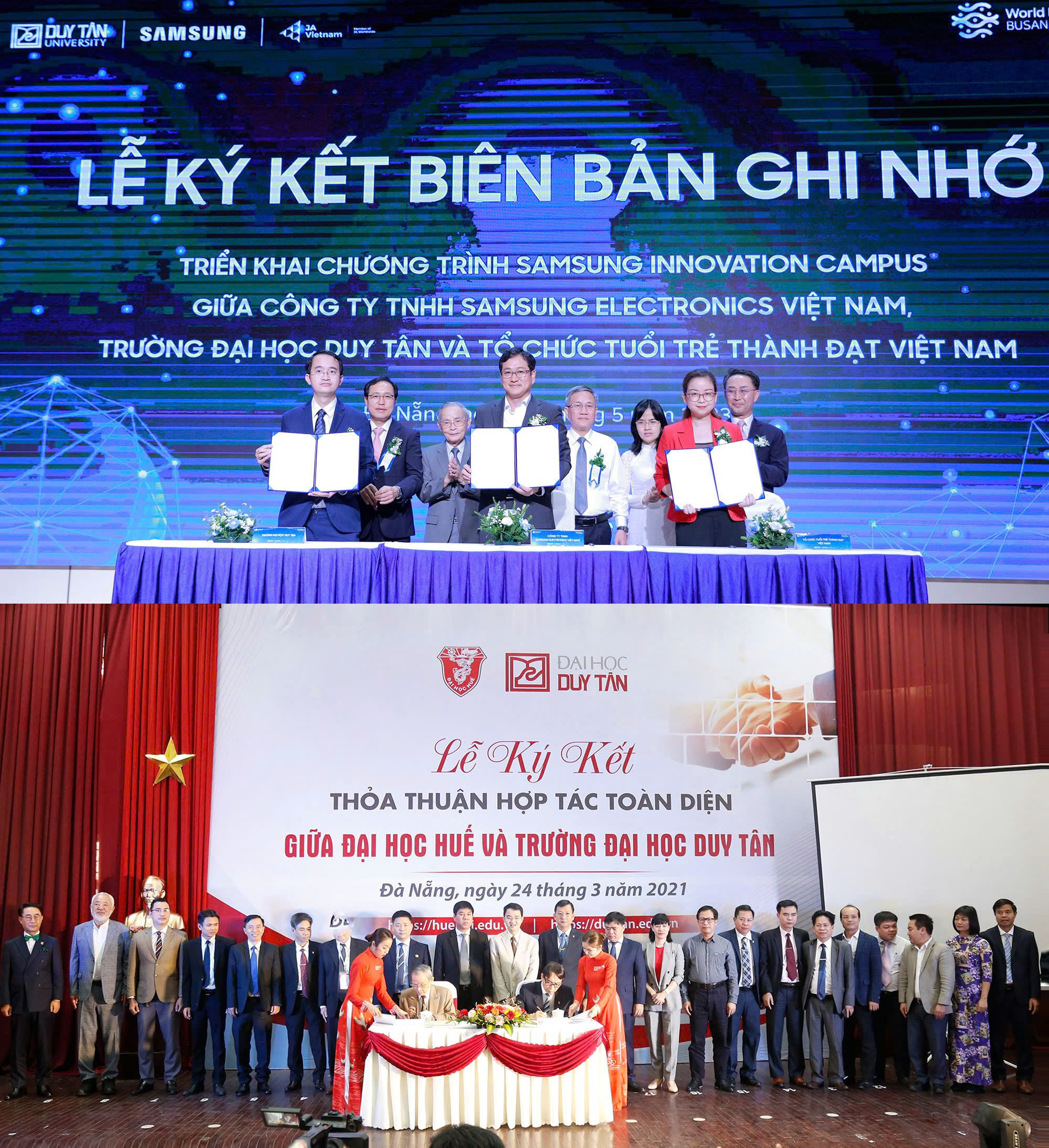 Hợp tác cùng các đại học, doanh nghiệp trong và ngoài nước đang mang cơ hội thực tập và làm việc cho sinh viên Duy Tân