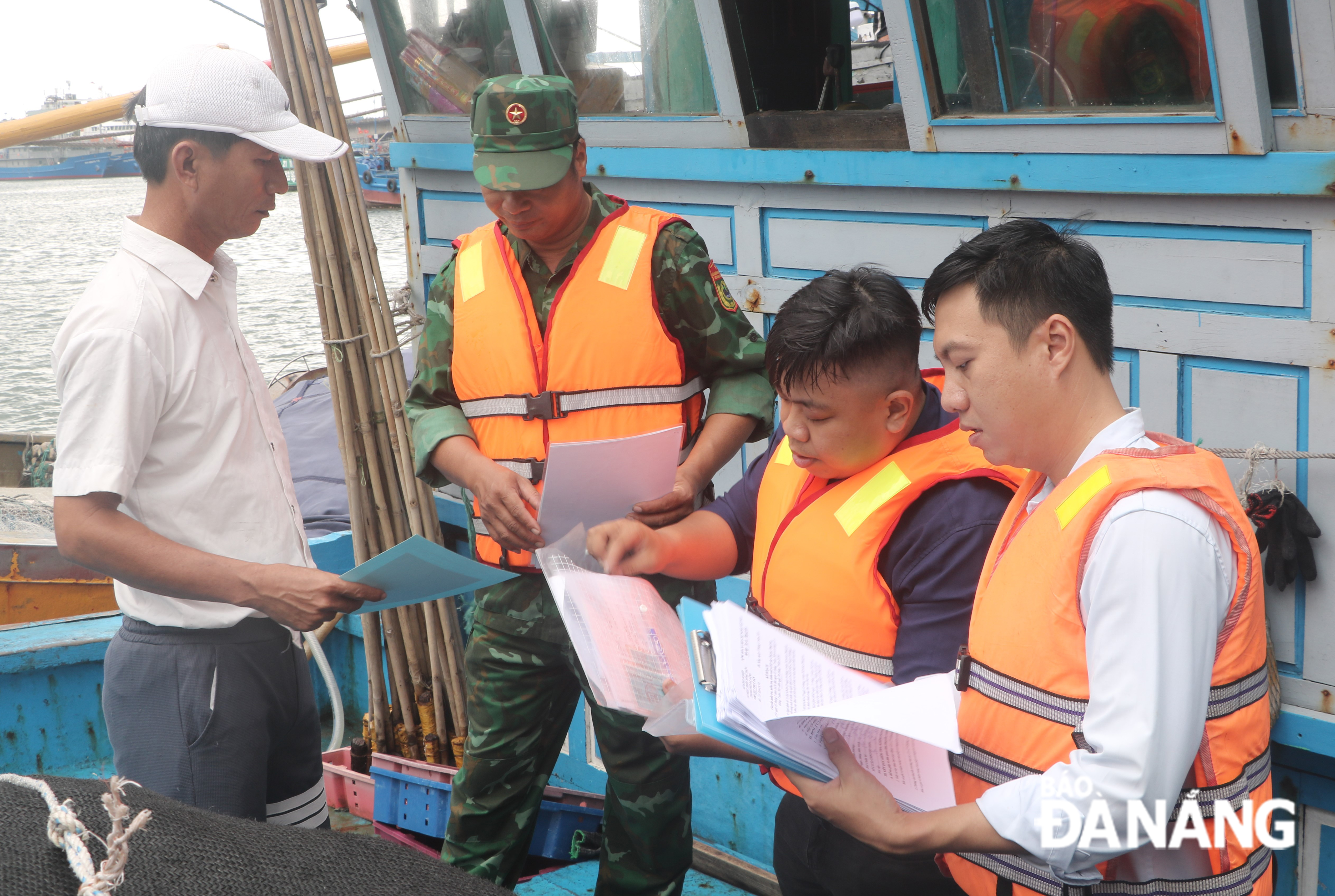 The Fisheries Sub-Department has organized patrol teams to monitor, inspect, and address IUU-related violations in the fisheries sector. Photo: VAN HOANG