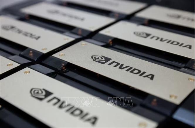 Siêu máy tính của Tập đoàn Nvidia. Ảnh minh họa: REUTERS/TTXVN