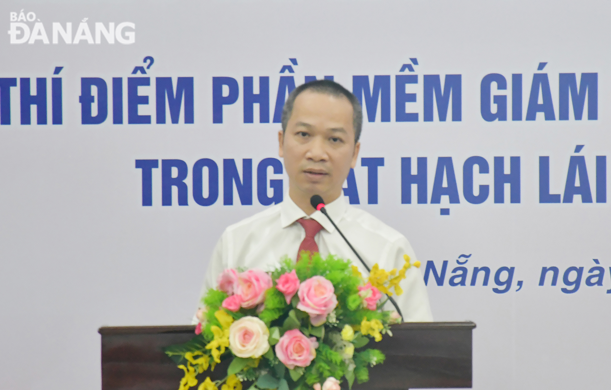 Trung tá Huỳnh Ngọc Thương - Giám đốc Viettel Đà Nẵng - Tập đoàn Công nghiệp Viễn thông Quân đội. Ảnh: THÀNH LÂN