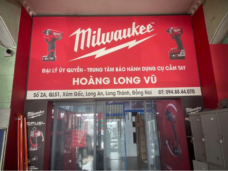 Trung tâm bảo hành chính hãng Milwaukee Hoàng Long Vũ.