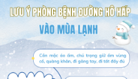 Lưu ý phòng bệnh đường hô hấp vào mùa lạnh