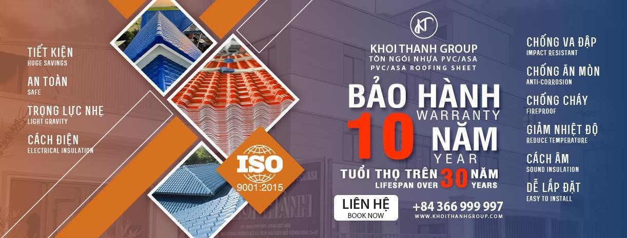 Công ty tôn nhựa Khởi Thành - Đối tác tin cậy của mọi công trình