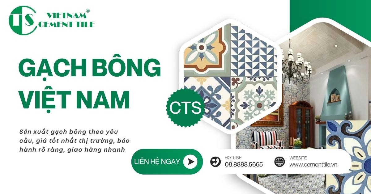 Gạch Bông Việt Nam - Sản xuất gạch bông theo yêu cầu, giao hàng tận nơi, đáng tin cậy