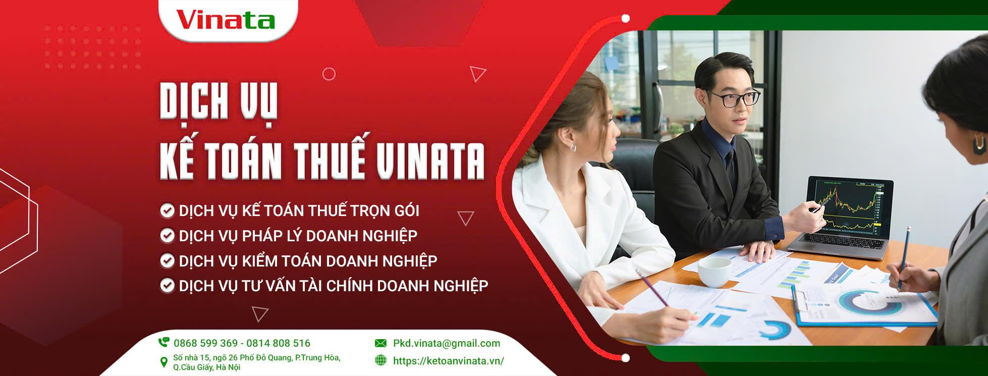 Dịch vụ kế toán thuế uy tín tại công ty kế toán Vinata