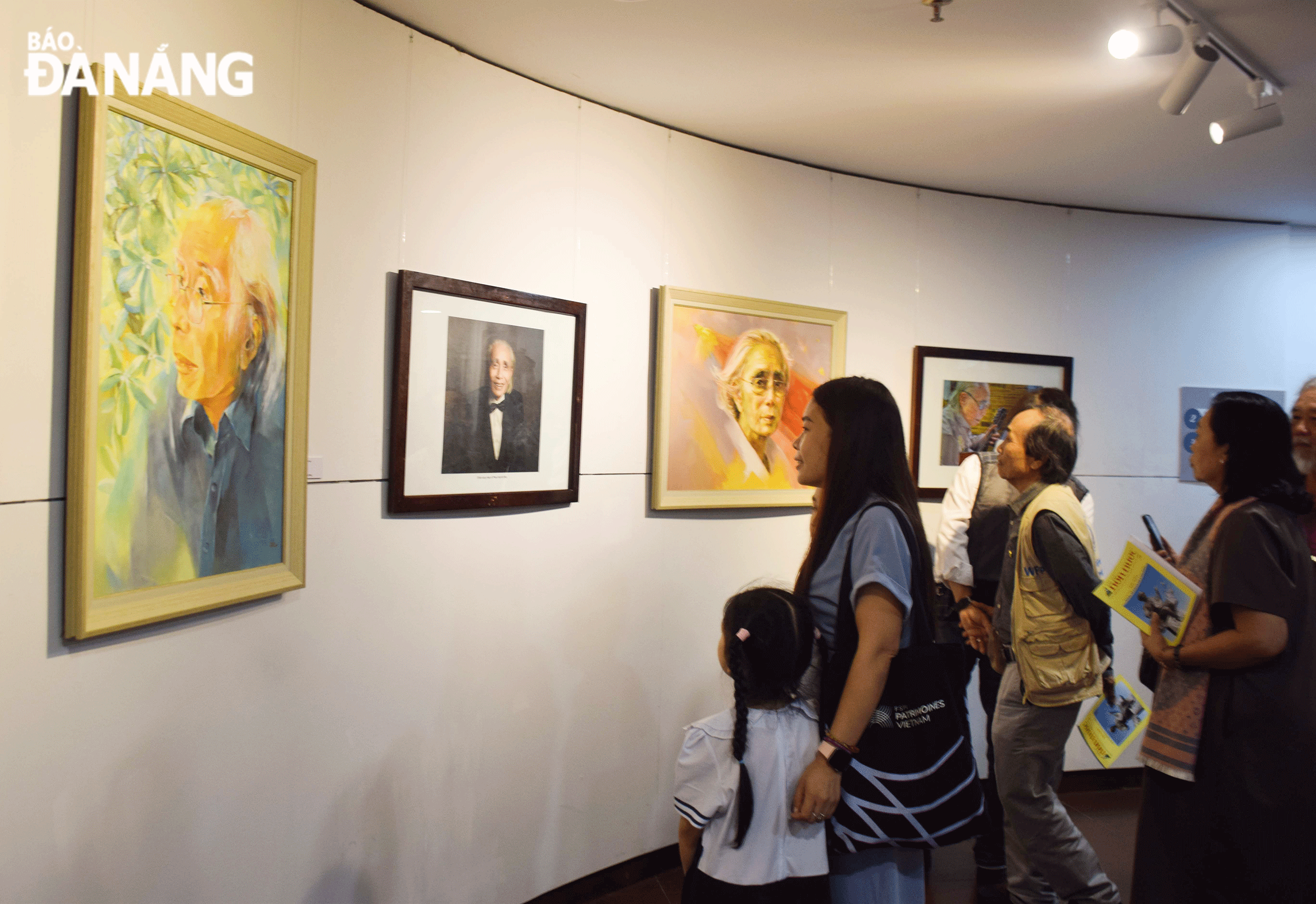 Tourists visit the Da Nang Fine Arts Museum. Photo: DOAN HAO LUONG