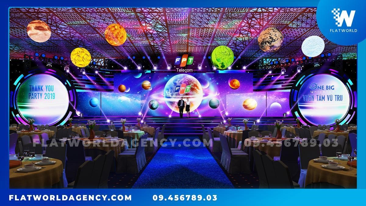 Tổ chức sự Kiện Year End Party cho Tập đoàn FPT Telecom.