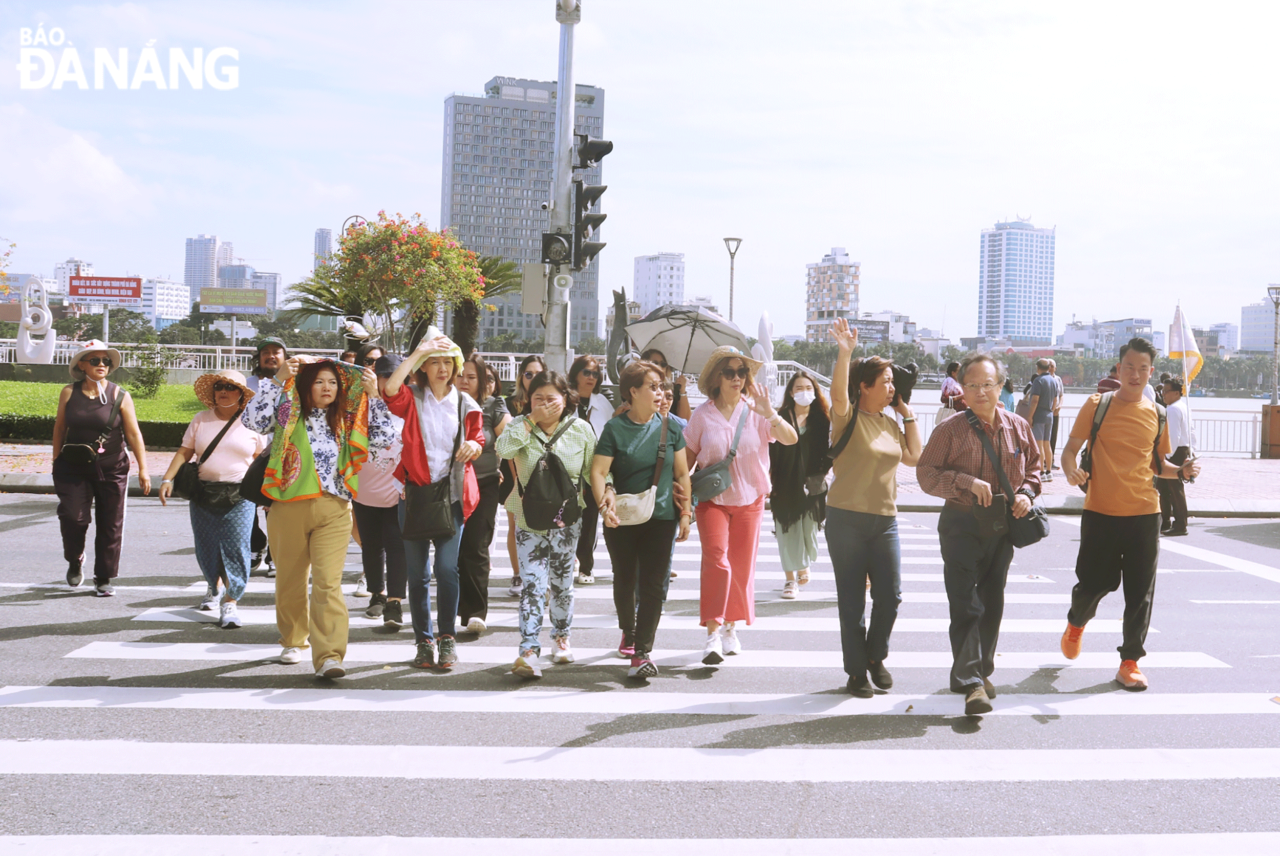 Da Nang witnesses a dramatic increase in the number of tourists in 2024. Photo: NGOC HA