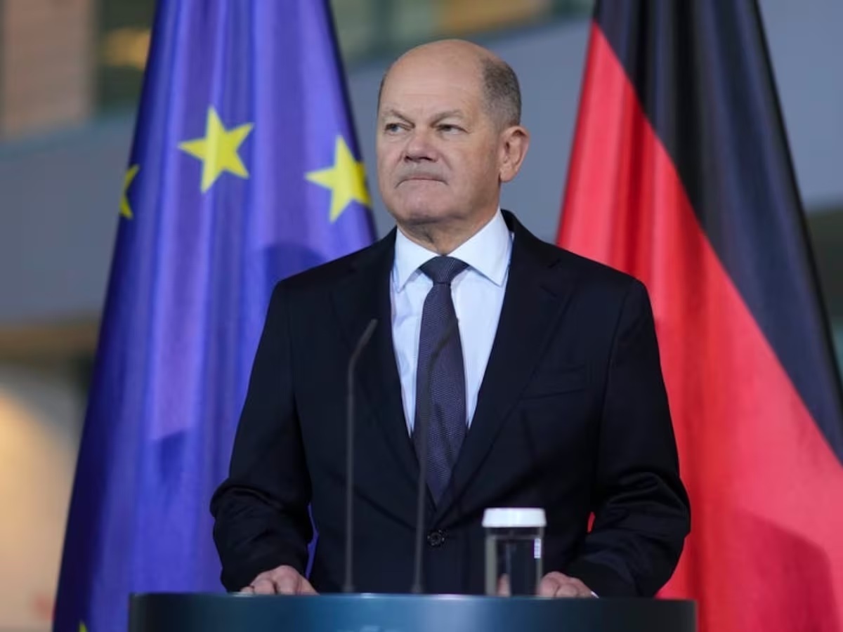 Thủ tướng Đức Olaf Scholz không vượt qua cuộc bỏ phiếu tín nhiệm vào ngày 16-12 tại Berlin. Ảnh: AA