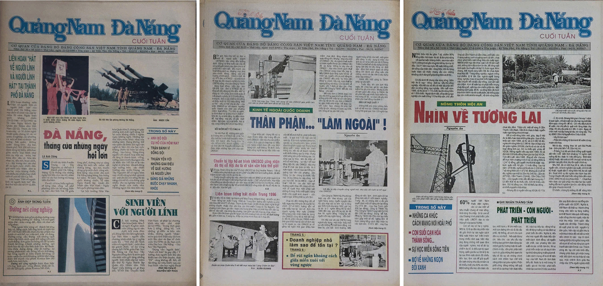 Thời gian đã qua, không còn nhớ số lượng phát hành ngày ấy, nhưng sự háo hức chờ đợi của độc giả khi số tờ Báo Quảng Nam - Đà Nẵng cuối tuần xuất hiện ở các sạp báo tại Thành phố Hồ Chí Minh, bạn đọc phía Nam đón nhận trong sự yêu thích là một ký ức khó phai trong sự nghiệp làm báo. Ảnh: NGỌC HIỀN