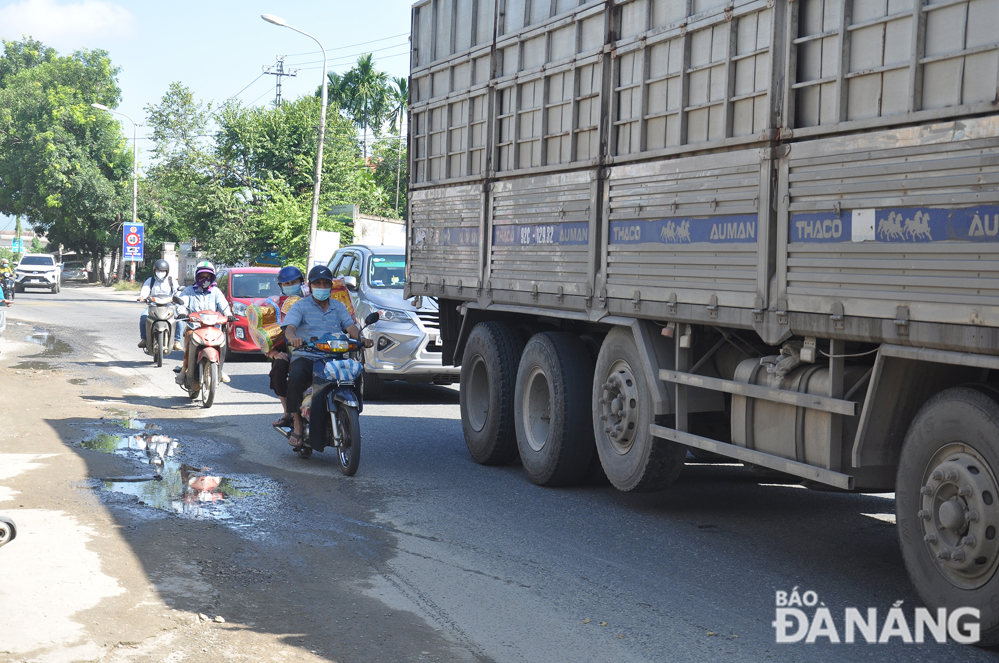 National Highway 14B section in Quang Nam adjacent to Da Nang. Photo: THANH LAN