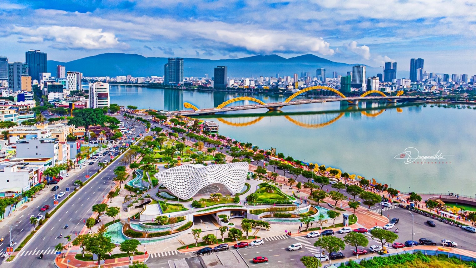 A corner of Da Nang city seen from above. Photo: DANG MINH TU