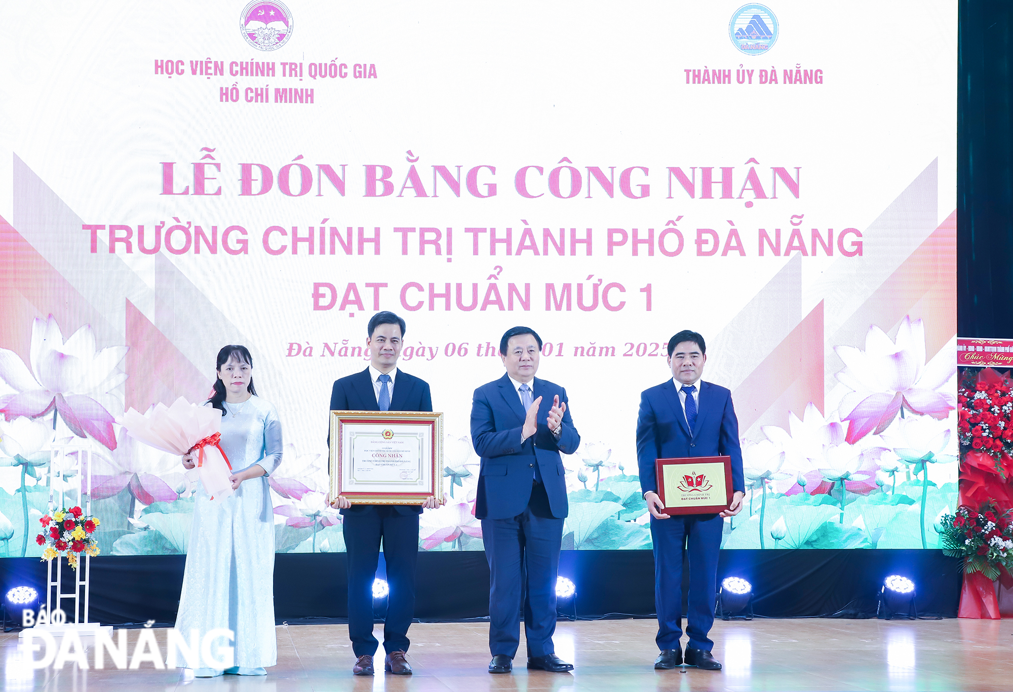 Trường Chính trị thành phố Đà Nẵng được công nhận đạt chuẩn mức 1