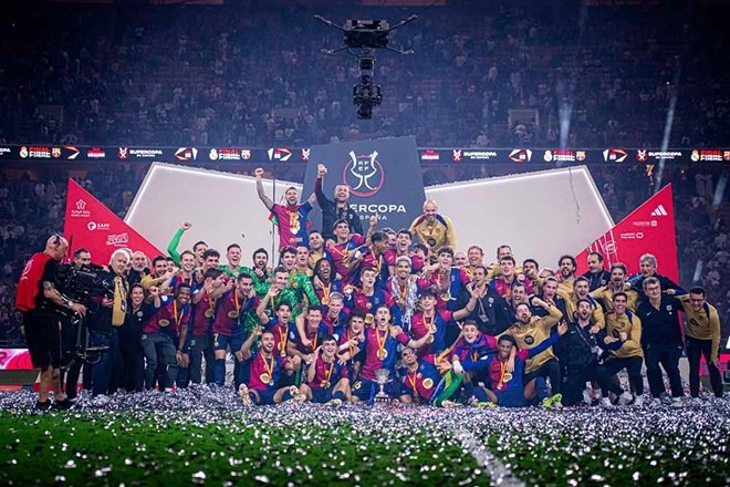 Barcelona vô địch Siêu cúp Tây Ban Nha