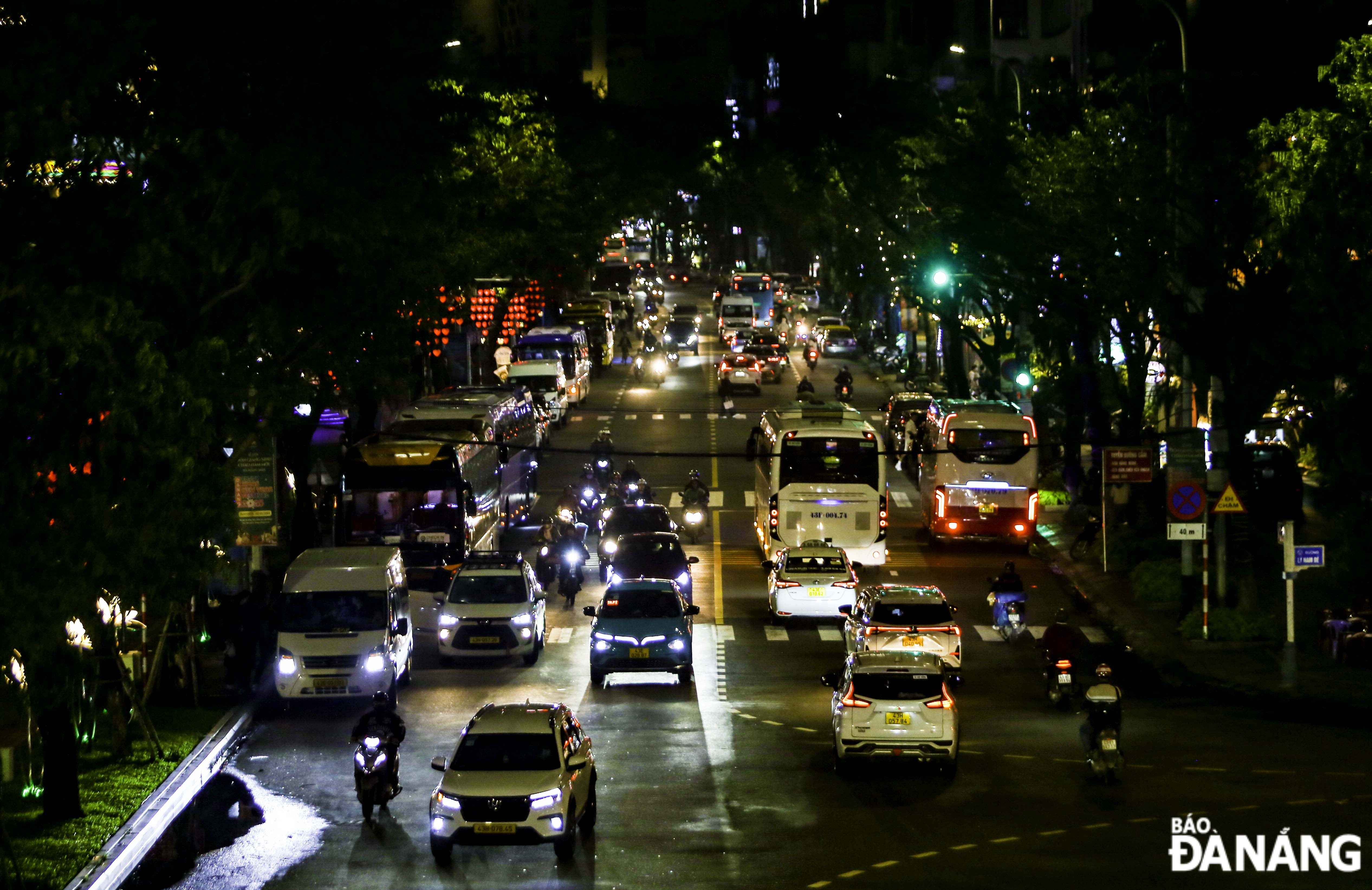 The streets were clear and airy on New Year's Eve