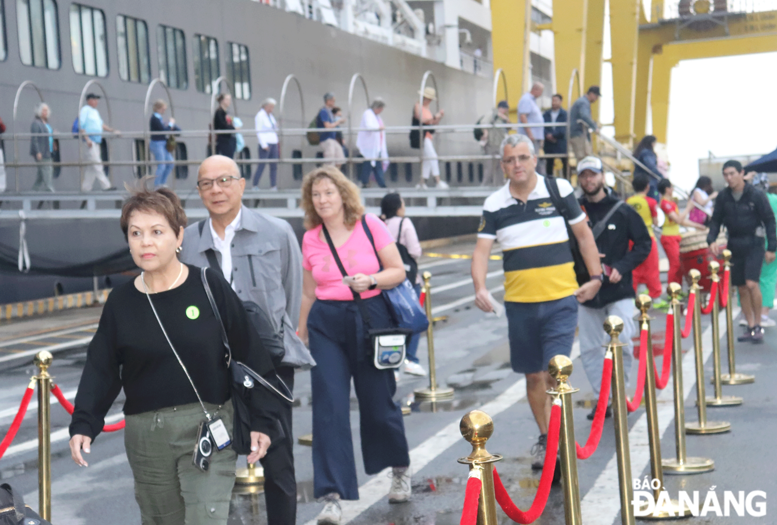  Cruise ship passengers arrived in Da Nang in early 2025. Photo: NGOC HA