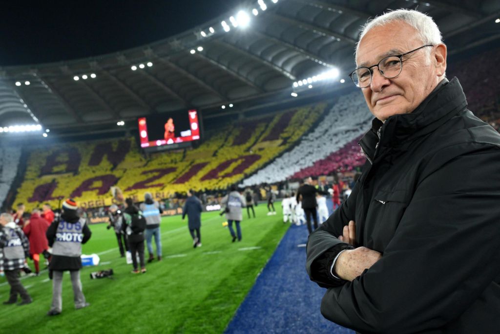 HLV Claudio Ranieri sau trận thắng Lazio. Ảnh: football-italia