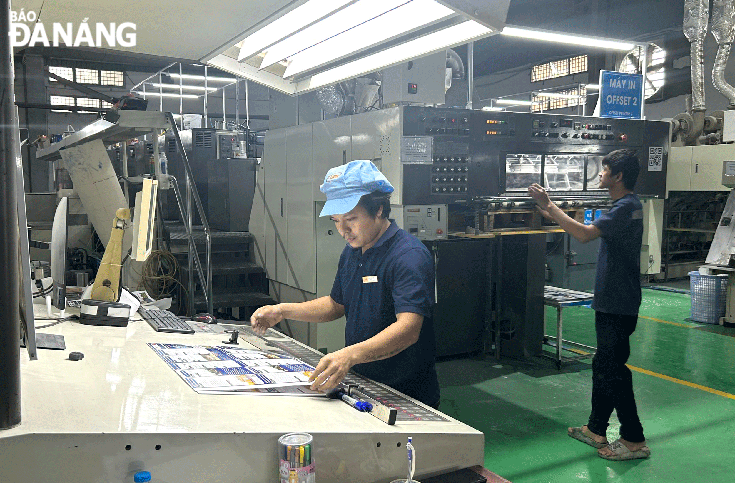 Production progress is pictured at the Trung Khoa Printing Company Limited. Photo: M.QUE