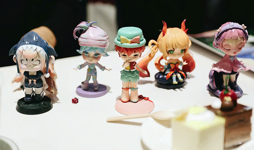 Creative 3D models created by Graphic Design students, Da Nang-headquartered Duy Tan University. Photo: H.L