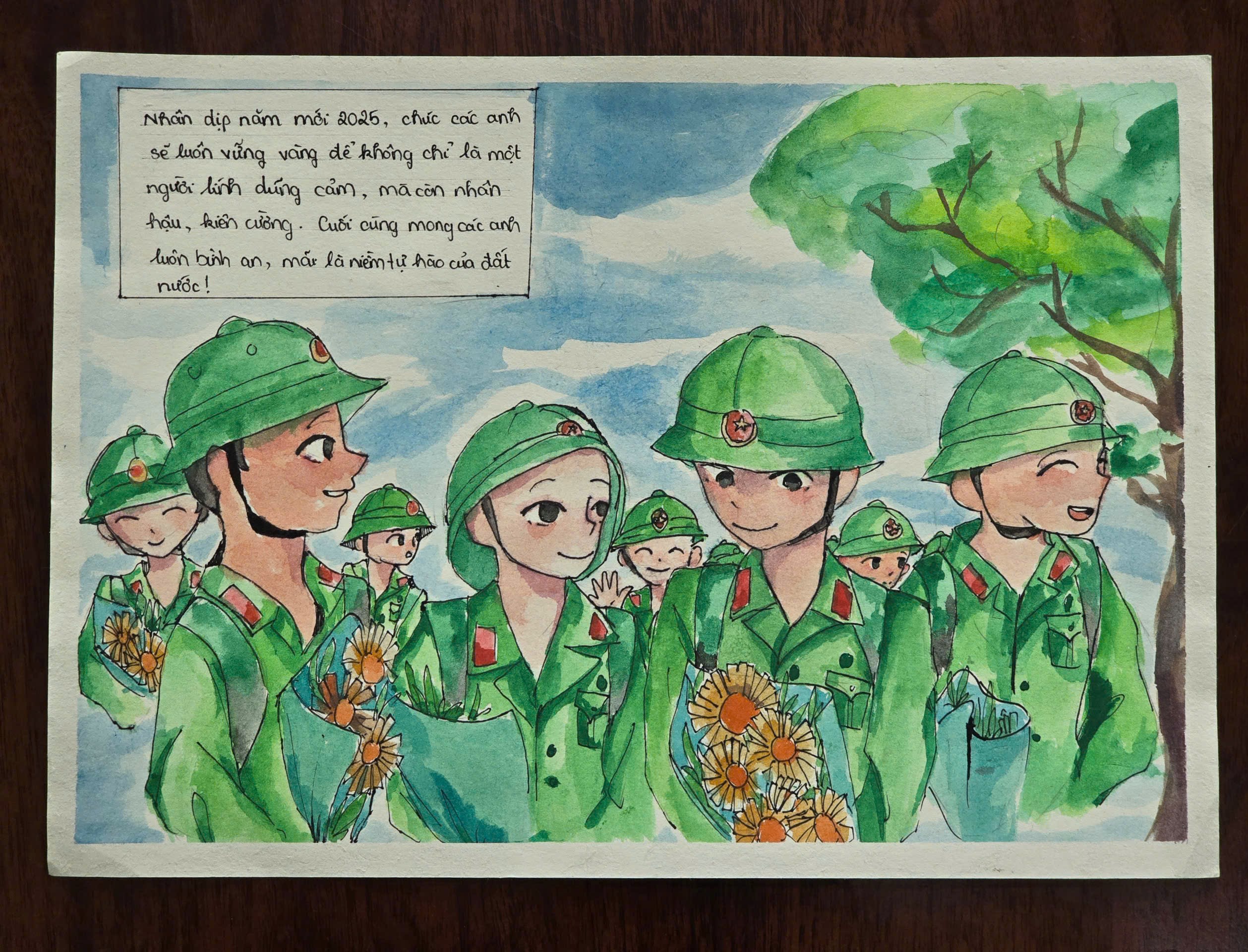 Những lá thư yêu thương gửi chiến sĩ mới
