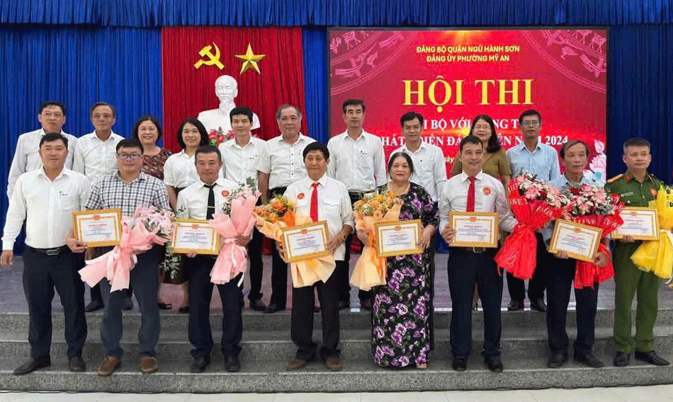 Đảng ủy phường Mỹ An tổ chức thành công Hội thi “Chi bộ với công tác phát triển đảng viên” gắn với Chỉ thị 34-CT/TU.Ảnh: PV