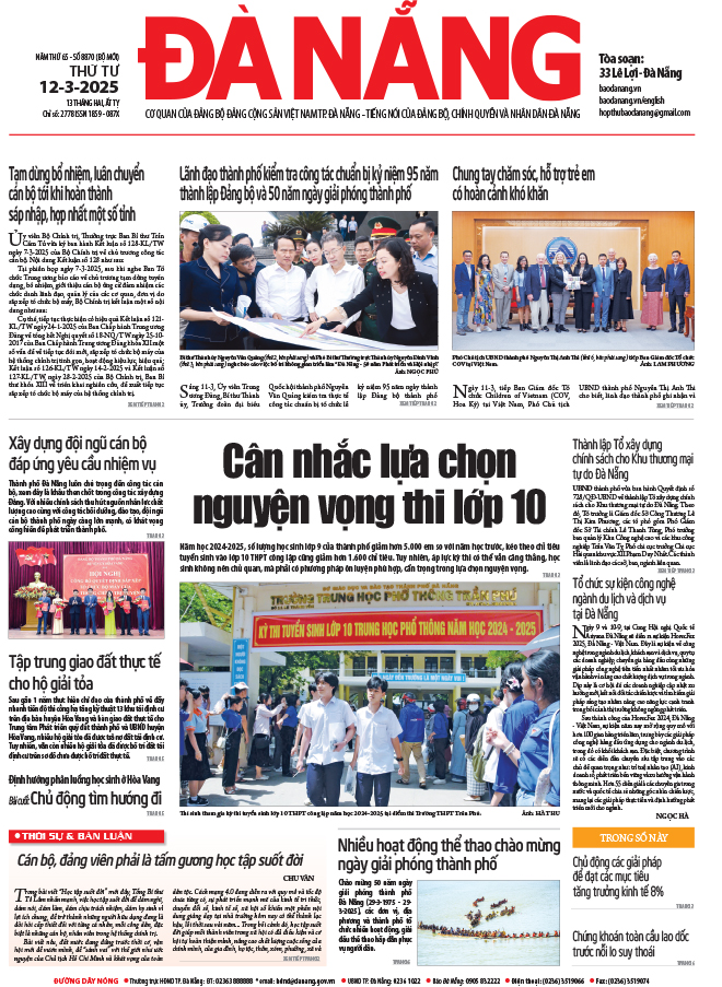 Đọc báo ngày 12-3-2025
