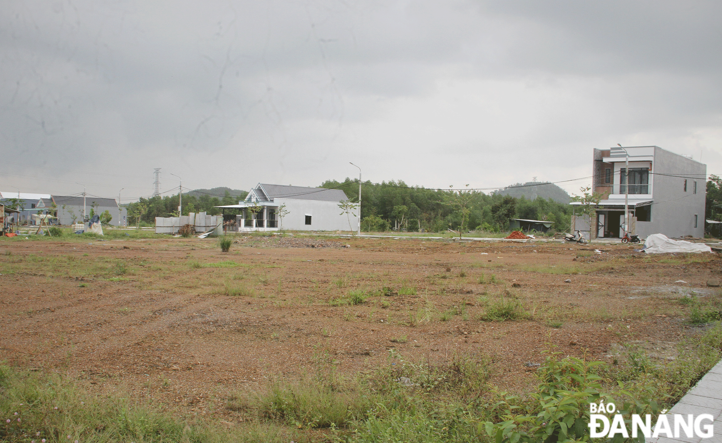 The implementation of a series of large projects as well as the city’s investment attraction policies are causing land prices in the northwest region to increase significantly compared to 2024.  Here is a corner of the ground at the resettlement area of Hoa Phu Commune, Hoa Vang District. Photo: TRONG HUNG